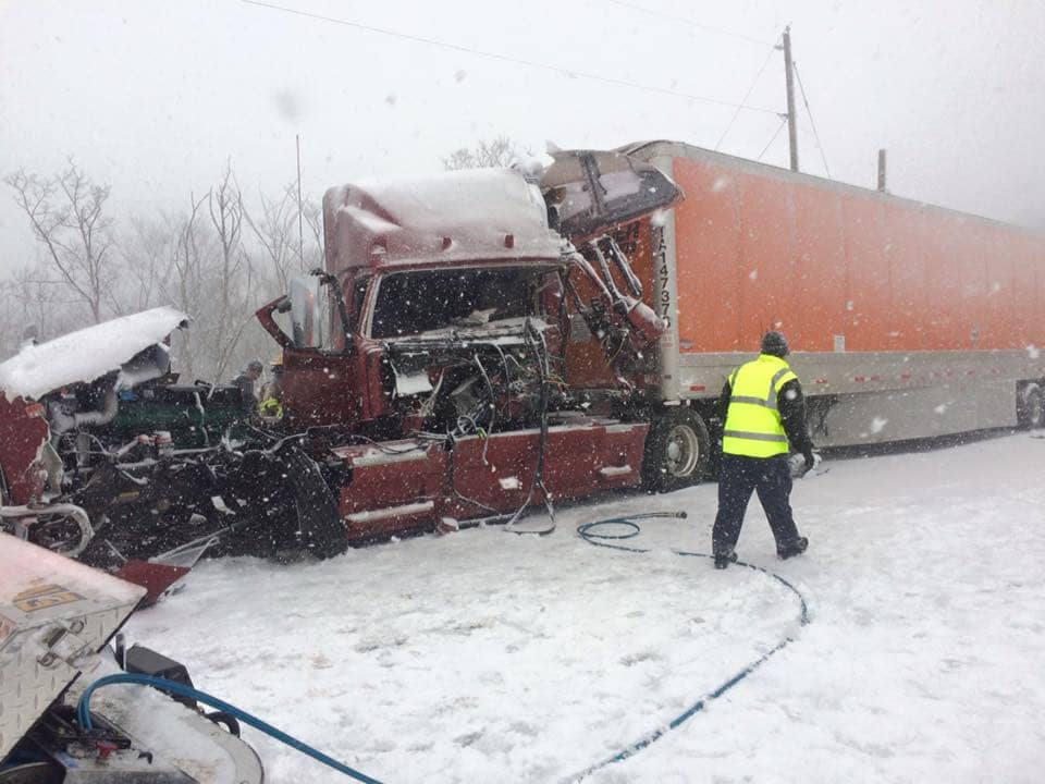 large truck accident
