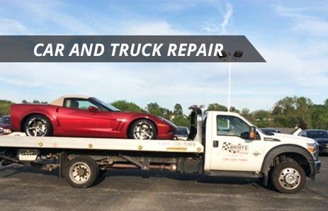 car and trukc repair whiteys towing home